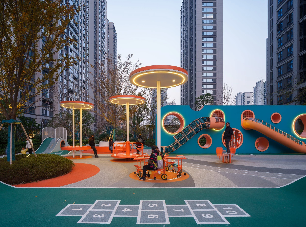 Ma Way: детская площадка в жилом комплексе в Ханчжоу