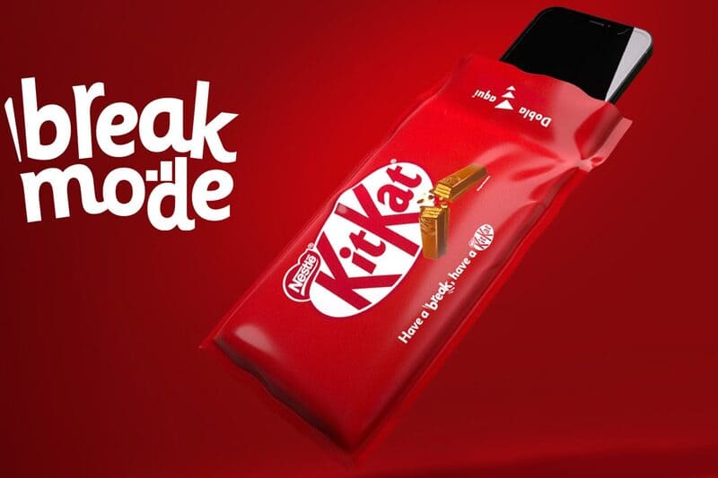 Агентство Ogilvy придумало упаковку KitKat, которая превращается в “глушилку” для телефона