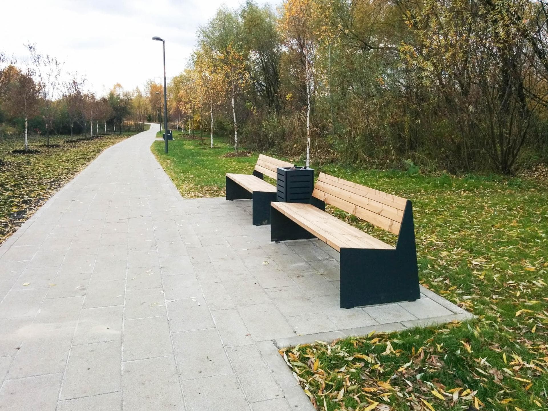 Парковые скамейки в Воронеже
